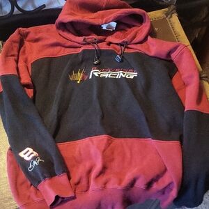 Budweiser Racing Red and Black Hoodie